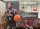 2012-13 Elite Rookie Inscriptions Clear Tyshawn Taylor Brooklyn Autograph