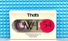 THAT'S  OW 1   54  1991 JAPAN  TYPE I   BLANK CASSETTE  TAPE (1) (SEALED)D)