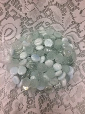  White / Clear Mixed Bead Fire glass for Gas Fireplace or Gas Fire Pit 3Lb Bag