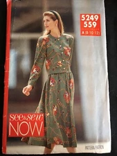 Pattern Butterick See&Sew 5249 559, misses’/petite top and skirt sz 8-12
