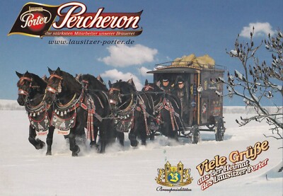 AK - D - Porter Percheron - Bergquellbrauerei Löbau - Bier - Beer - Top Zustand