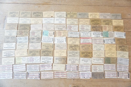 Ireland Irish Railway Train Ticket x100 Ref 15