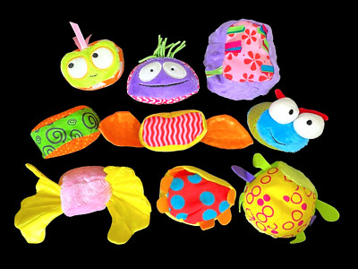 RARE Munchkin Build A Bug Beanbag Plush Stuffed Baby Infant Toddler Toys Lot 9
