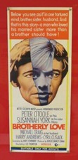 BROTHERLY LOVE ORIGINAL 1970 CINEMA DAYBILL MOVIE FILM POSTER Peter O'Toole 70's