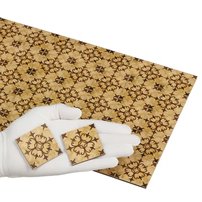 REDUCIO! Dollhouse tiles Dolls House parquet floor Miniature 1:12 scale flooring 25-45pcs