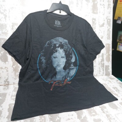 Reba McEntire Retro Style Graphic Tee T-Shirt Collectible Fan Merch Black Sz XL