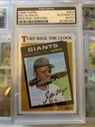 1986 Topps Willie Mays Signed PSA DNA Beautiful Card & Auto