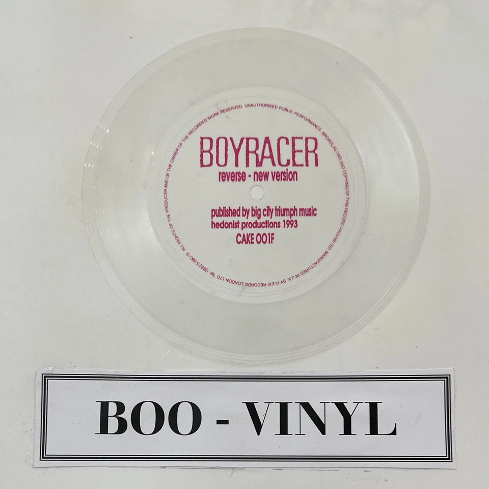 Boyracer - 285 Clock Cake 7” Flexi Disc Record Single Sided Indie Rock EX / EX - Image 3 of 4