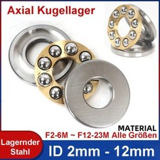 Axiallager / Axial Kugellager /  F2-6M ~ F12-23M Drucklager/ Alle Gr&ouml;&szlig;en