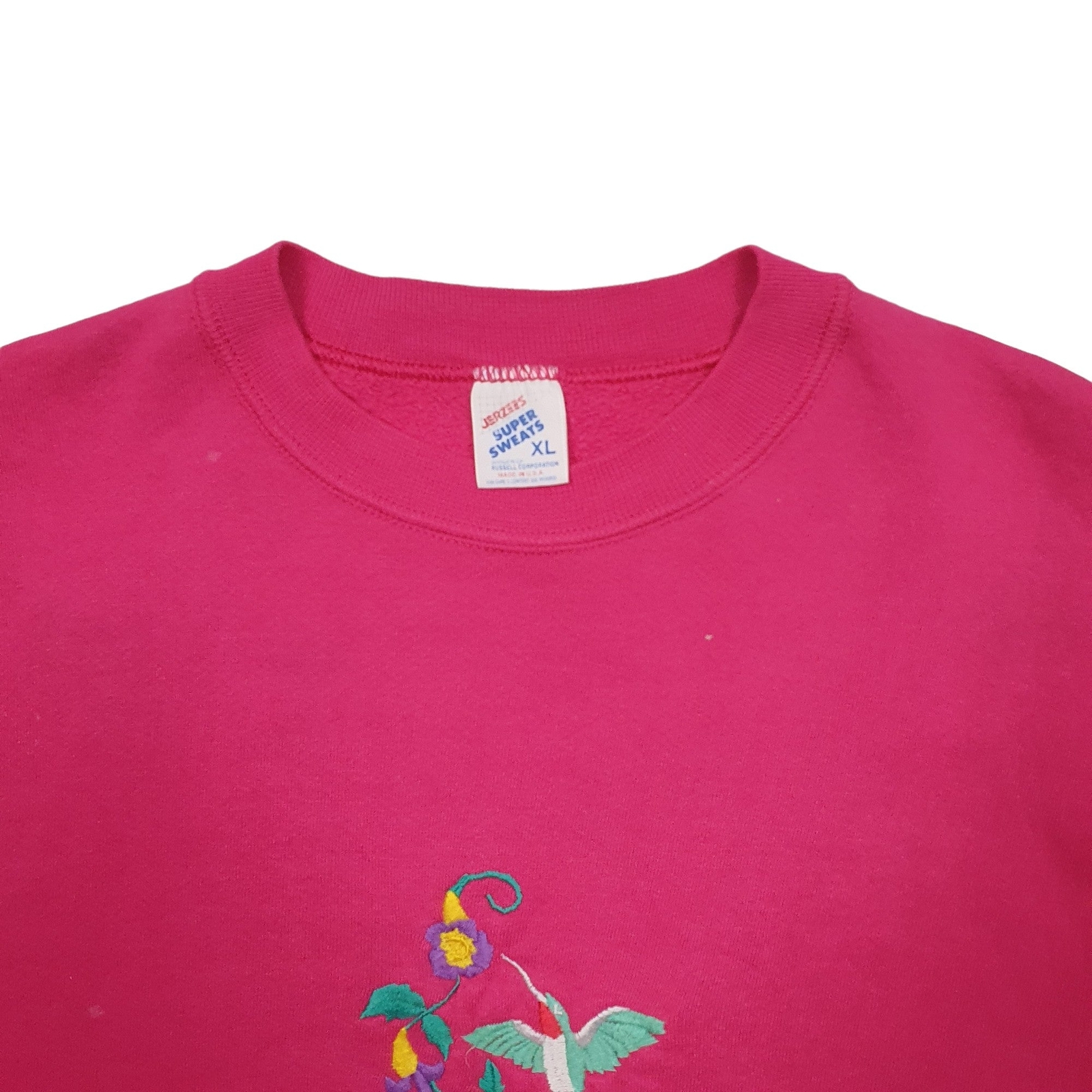 JERZEES Crewneck Made In USA Jumper Sweatshirt Womens XL image 2