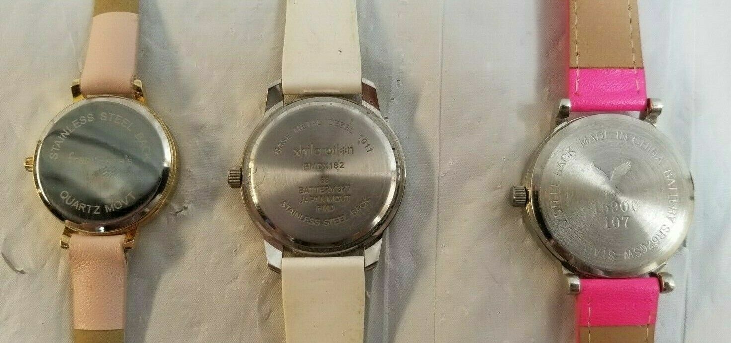 Ladies Watches FRANCESCAS, Xhilaration RUN but NEED BATTERIES