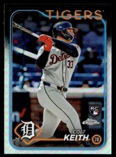 2024 Topps Chrome Refractor Colt Keith Rookie Detroit Tigers #2