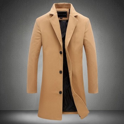 Herren Wolle Mantel Autumn And Winter New Mens Casual Business Woolen Coats
