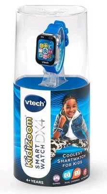   VTech KidiZoom Smartwatch DX4, Blue FREE SHIPPING 