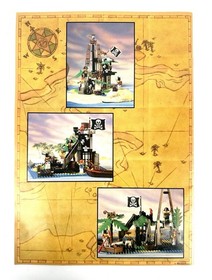 LEGO Pirates 6270 Forbidden Island 1989 - Instruction Manual ONLY