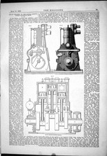 Old Steam Engines Royal Agricultural Show Watt 1879 Smith Boiler Gas Victorian