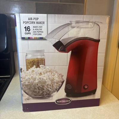 Nostalgia Retro Series 16-Cup Hot Air Popcorn Popper