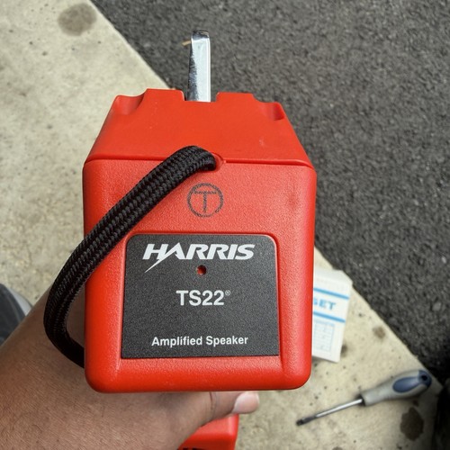 Harris TS22 Two-Way Lineman's Butt Set Amplified Speaker Mute TS22-3-009