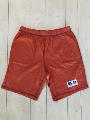 Russell Athletic X ASAP Worldwide Collab Orange Cotton Sweat shorts Large New