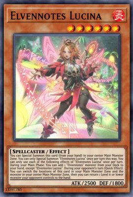Yugioh Elfnote Lucina BPRO-EN010 1st Edition Secret Rare NM Presale
