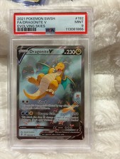 Pokemon TCG Dragonite V 192/203 SWSH07 Evolving Skies Alt Full Art PSA 9 on eBay