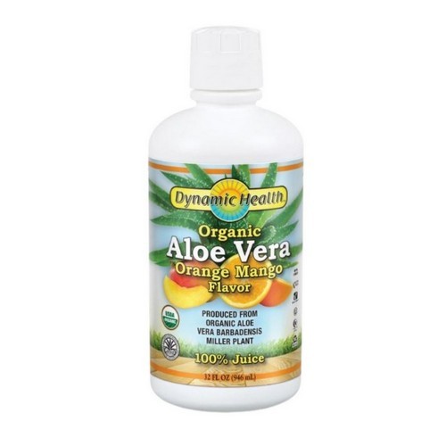 Aloe Vera Orgánico Zumo Orange-Mango Sabor 946ml De Dynamic Health Laboratories