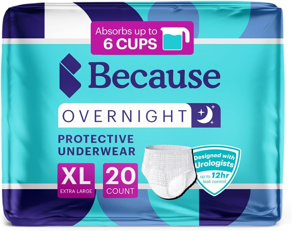 Overnight Absorbency Pull Ups - Adult Disposable Incontinence Underwear, Extra A