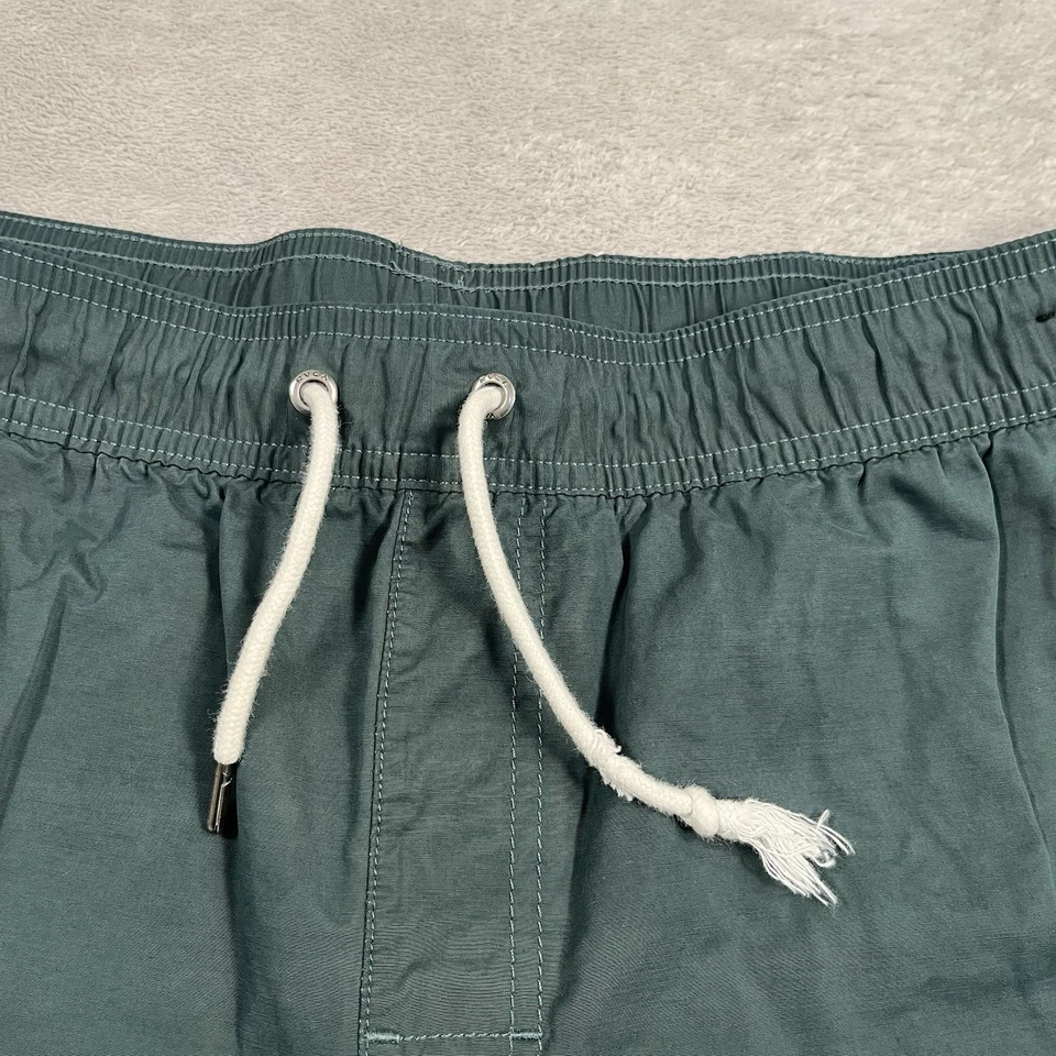 Pantalones Cortos RVCA Para Hombre Grandes Verdes Ligeros Cintura Elástica Tirar de Lona Elástica Foto 2 de 4