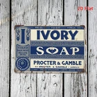 Vintage 1921 Ivory Soap Strip Laundry Room Tin Metal Signs Home Décor 8x12