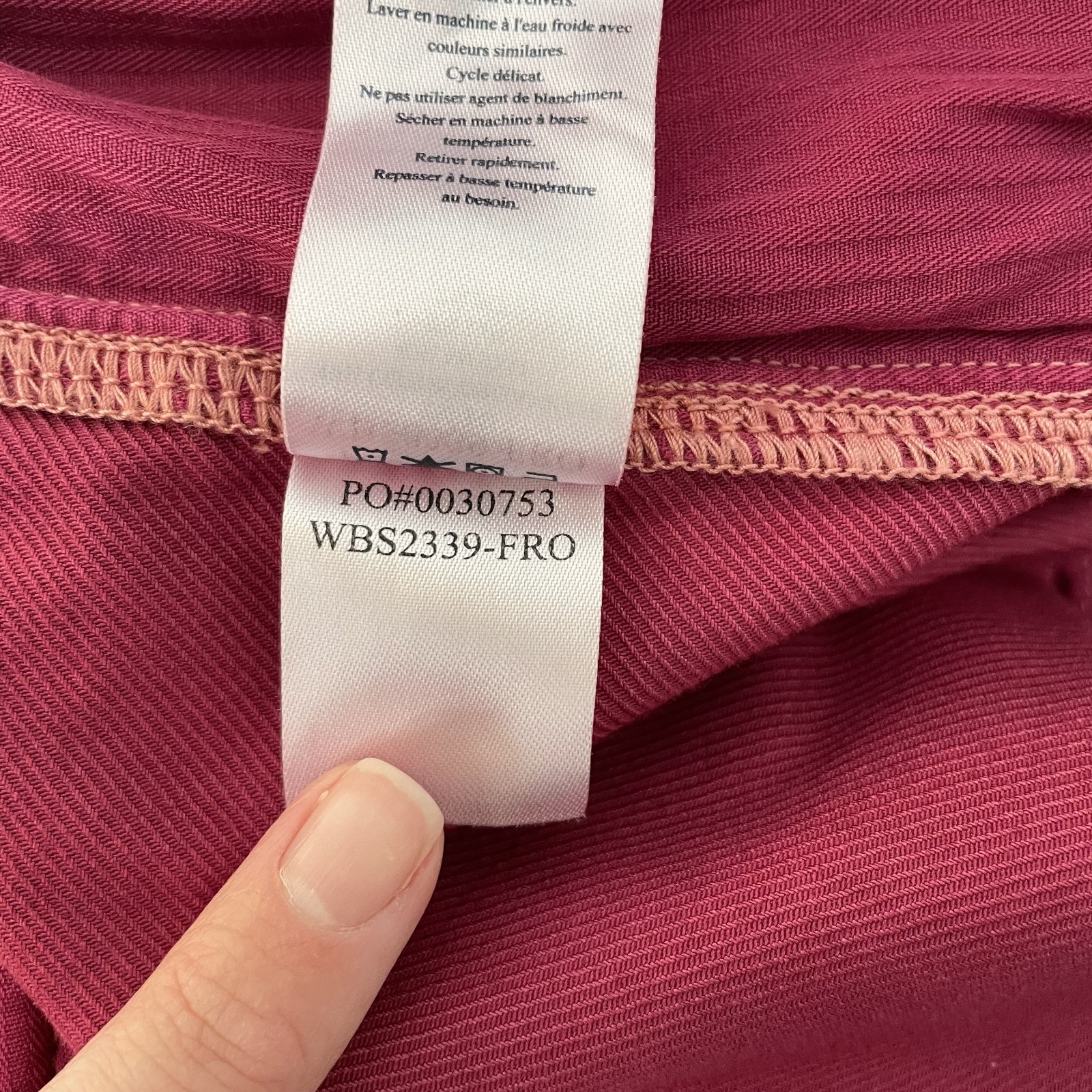 Faherty Womens Essential Drawstring Pants Red Siz… - image 8