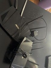 ASUS RTAX3000 4 Port Wireless Router Black Pack of 2