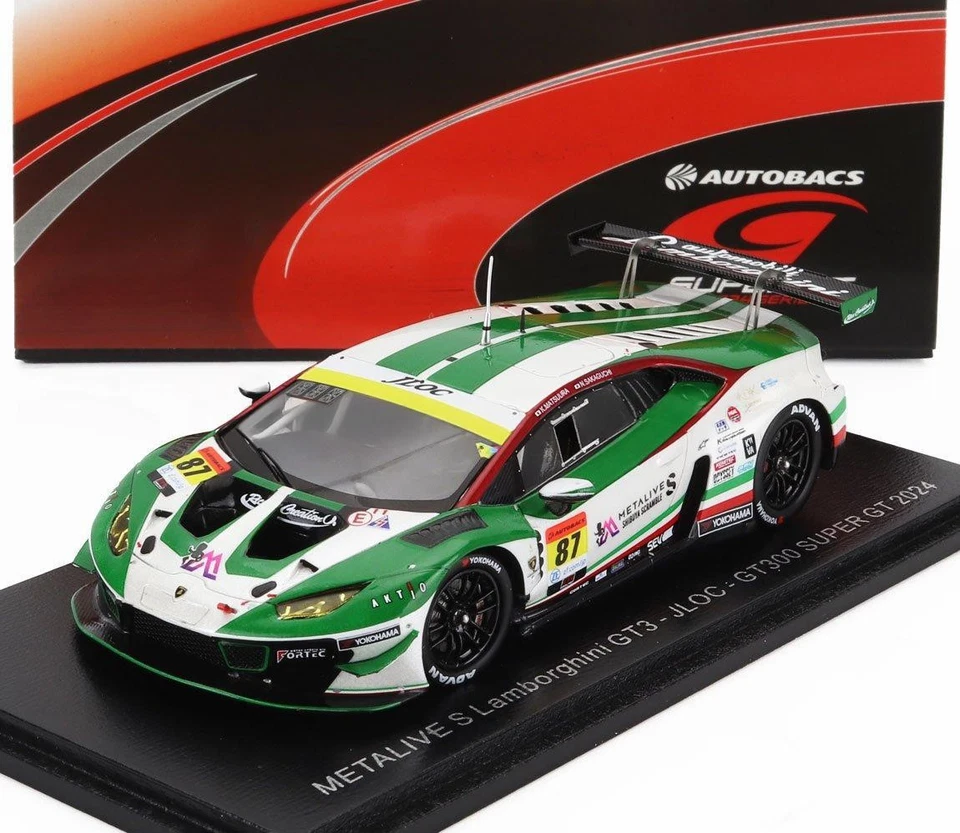 1/43 SPARK LAMBORGHINI LAMBORGHINI GT3 TEAM JLOC N 87 GT300 CLASS SUPER GT 2024 - Immagine 3 di 3