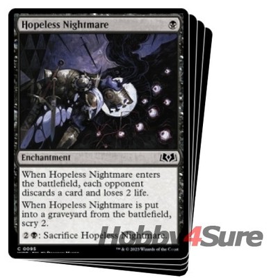 Hopeless Nightmare X4 M/NM Magic: The Gathering MTG Wilds Of Eldraine