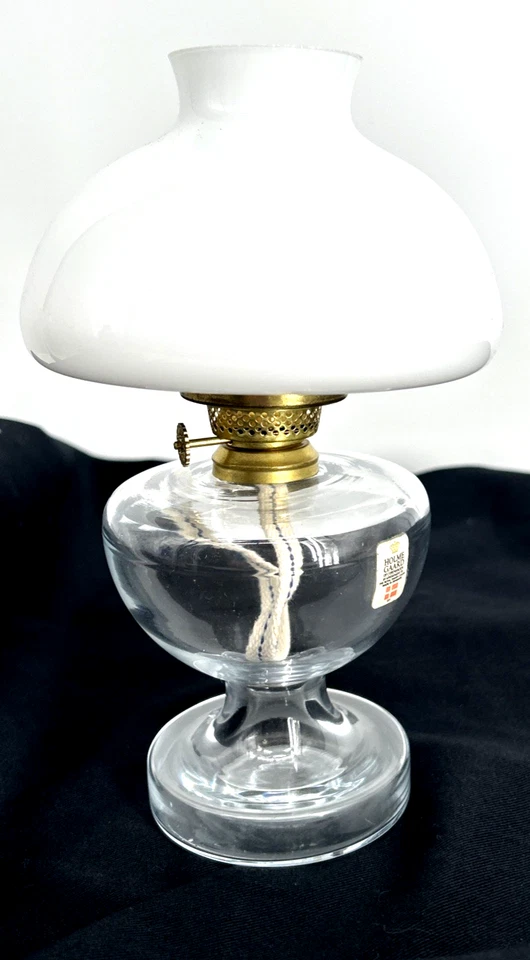 Lámpara de aceite Holmegaard Mini Victoria Glass danesa Michael Bang sin usar 10,5" Foto 2 de 4