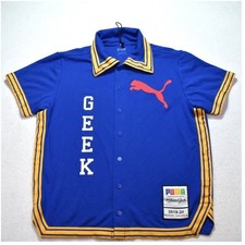 Camiseta deportiva Puma Fashion Geek Allstar Chicago 2019-20 azul frontal a presión para hombre M