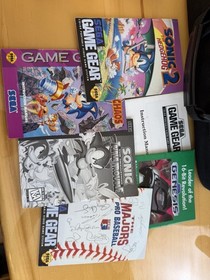 Sega Game Gear Handheld Console Bundle 3 Sonic Games + MORE WORKS GREAT/ Tested