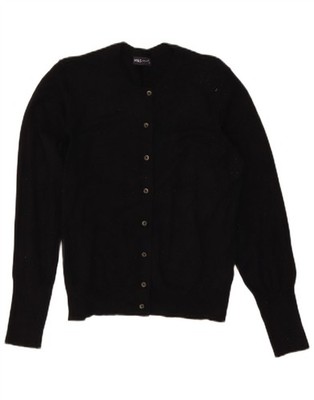 Marks & Spencer Damen Cardigan Pullover UK 12 Medium Schwarz Viskose BS04