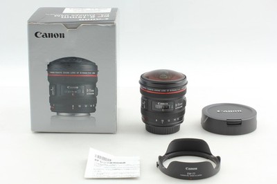Canon EF 8-15mm f/4 L Fisheye USM Ultra Wide Zoom Lens Box EW-77 Hood Test Shots