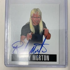 Ricky Morton 2014 Leaf Originals Wrestling Autograph Card Auto NWA WWE