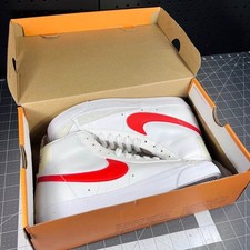 Nike Blazer Mid 77 Vintage White Picante Red Men's 8.5 BQ6806-122