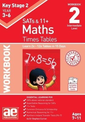KS2 TIMES TABLES WORKBOOK 2 by Dr Stephen C Curran Paperback Self Help Business