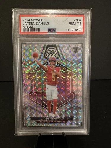 2024 Panini Mosaic - Rookies Jayden Daniels #302 Mosaic Prizm (RC)- PSA 10 🔥🔥