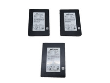 Lot of 3 Micron MTFDDAK256TBN 256GB 2.5" 7mm SATA Solid State Drive