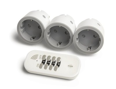 Zwischenstecker Set ITI14, weiß, ein/aus, 2300 Watt