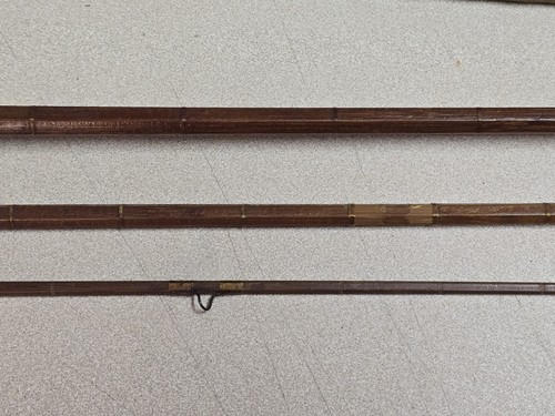 1920s Vintage Winchester (Barney & Berry) 7251 Bamboo Rod w/Sock & Tube 9 Ft - Picture 7 of 22