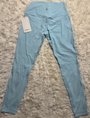 Lululemon Align HR Pant 28  Nulu Size 10 Blue High Rise Yoga Leggings NWT