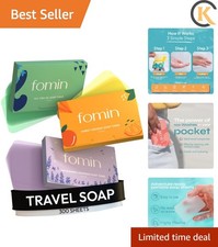 Antibacterial Paper Soap Sheets for Hand Washing - 300 Sheets Orange, Tea Tre...