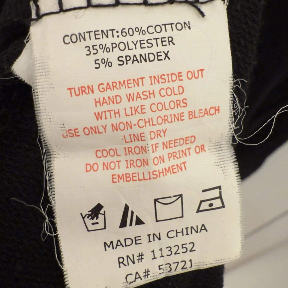 Vintage Y2K Apple Bottoms Hoodie Sweatshirt Dress Size 3X Plus Black 2000s Sport - Image 4 of 4