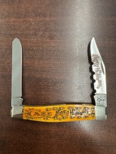 Case Knife Moose Persimmon Orange Halloween