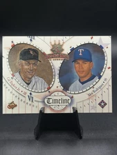 2002 Donruss #TL-3 Cal Ripken/Alex Rodriguez Diamond Kings Timeline